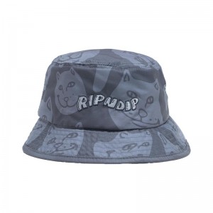 Ripndip Many Faces Bucket Hoed Grijs | NLZG2071