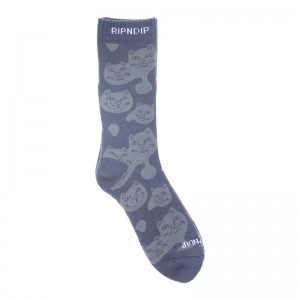 Ripndip Many Faces Sokken Grijs | NLHK2667