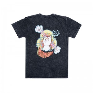 Ripndip Mind Control Overhemd Zwart Lichtturkoois | NLNB2310