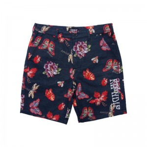 Ripndip Monarch Butterfly Korte Broek Zwart | NLXF2202
