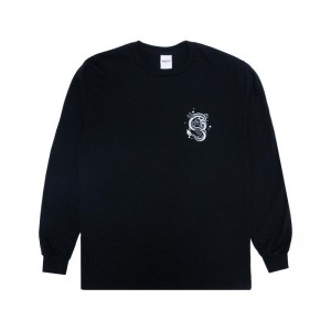 Ripndip Mystic Jerm Lange Mouwen Zwart | NLWY2428