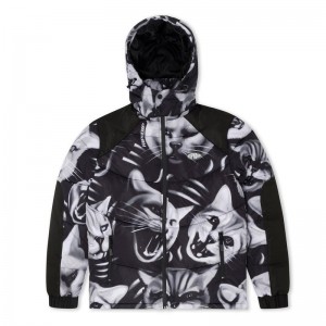 Ripndip Neon Cat Puffer Jassen Zwart | NLRW2478