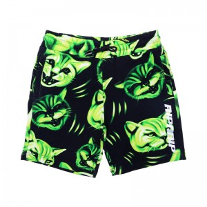 Ripndip Neon Cat Sweat Korte Broek Zwart | NLEX2210