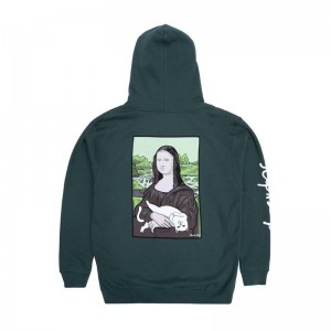 Ripndip Nermal Lisa Hoodie Groen | NLUT2579
