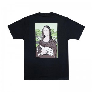 Ripndip Nermal Lisa Pocket 2.0 Overhemd Zwart | NLNB2284