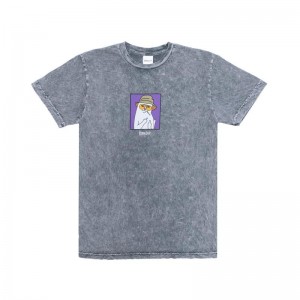 Ripndip Nermal S Thompson Overhemd Grijs Lichtturkoois | NLBC2257