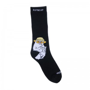 Ripndip Nermal S Thompson Sokken Zwart | NLKI2665