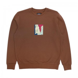 Ripndip Nermhol Crewneck Truien Bruin | NLJJ2146