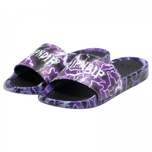 Ripndip Nikola Badeslippers Paars Zwart | NLBC2023