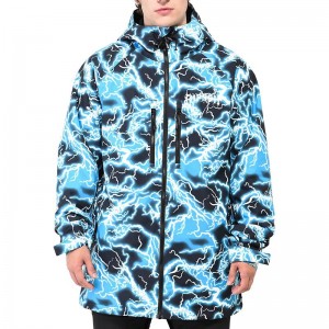Ripndip Nikola Snowboard Jassen Zwart Blauw | NLWY2480