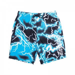 Ripndip Nikola Swim Korte Broek Zwart Blauw | NLCE2177