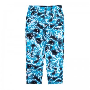 Ripndip Nikola Twill Broek Zwart Blauw | NLTV2399