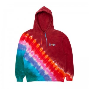 Ripndip OG Prisma Embroidered Hoodie Rood | NLLH2619