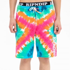 Ripndip OG Prisma Sweat Korte Broek Gekleurd | NLDN2194