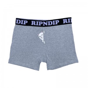 Ripndip Peek A Nermal Boxer Grijs | NLSO2627