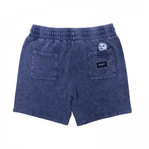 Ripndip Peek A Nermal Sweat Korte Broek Donkerblauw Lichtturkoois | NLQZ2208