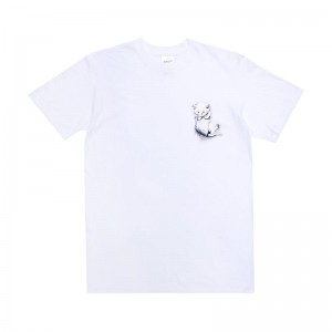 Ripndip Pouty Face Overhemd Wit | NLYU2346