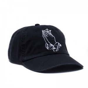 Ripndip Praying Hands Dad Hoeden Zwart | NLFM2065