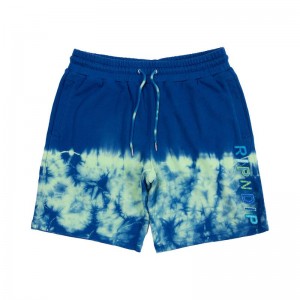 Ripndip Prisma Sweat Korte Broek Donkerblauw Groen | NLUT2214