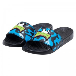 Ripndip Psychedelic Badeslippers Zwart | NLNB2024