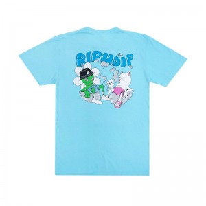 Ripndip Relaxed Overhemd Lichtblauw | NLGL2274