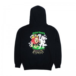 Ripndip Ripndip x High Times Hoodie Zwart | NLPQ2576