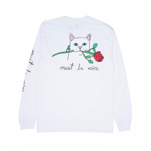 Ripndip Romantic Nerm Lange Mouwen Wit | NLJJ2439