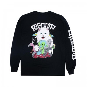 Ripndip Runaway Lange Mouwen Zwart | NLBC2432