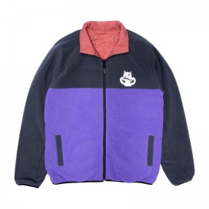 Ripndip Shmoody Polar Fleece Gewatteerd Reversible Jassen Paars | NLFM2468
