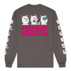Ripndip Shroom Diet Lange Mouwen Grijs | NLUT2423