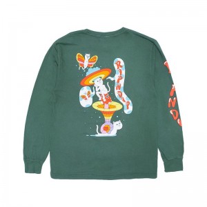 Ripndip Solar Dream Lange Mouwen Olijfgroen | NLNB2457