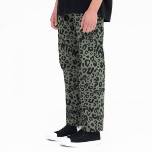 Ripndip Spotted Katoenen Twill Broek Olijfgroen | NLZG2410