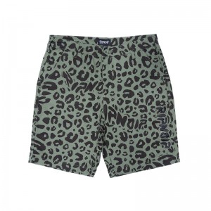 Ripndip Spotted Katoenen Twill Korte Broek Olijfgroen | NLGL2196