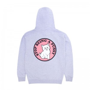 Ripndip Stop Being a Pussy Hoodie Grijs | NLBC2562