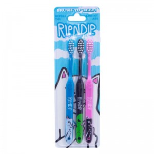 Ripndip Stripfiguren Toothbrush 3 Pack Accessoires Gekleurd | NLZG2805