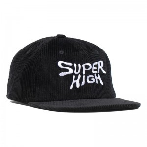 Ripndip Super High 6 Panel Hoeden Zwart | NLYU2057