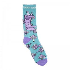 Ripndip Super Psychedelic Sokken Olijfgroen Lavendel | NLGL2668