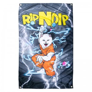 Ripndip Super Sanerm Wall Banner Accessoires Zwart | NLBC2898
