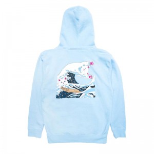 Ripndip The Great Wave Of Nerm Hoodie Blauw | NLDN2599