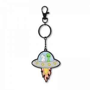 Ripndip U.F.O Metal Keychain Accessoires Zilver | NLNB2782