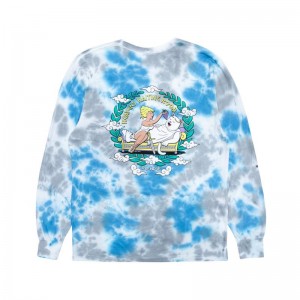 Ripndip Waiting In Heaven Lange Mouwen Lichtblauw Lichtturkoois | NLTV2451