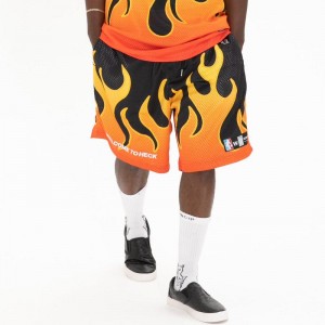 Ripndip Welcome To Heck Basketball Korte Broek Zwart | NLAP2192