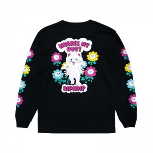 Ripndip Wheres My Hug Lange Mouwen Zwart | NLIS2448