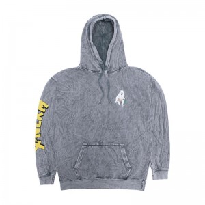Ripndip X Nerm Hoodie Grijs Lichtturkoois | NLGL2545