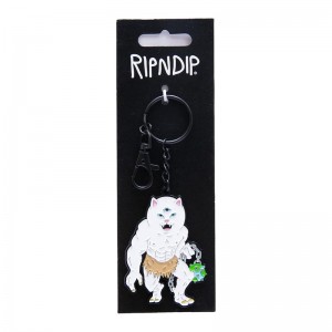 Ripndip X Nerm Keychain Accessoires Wit | NLUT2818