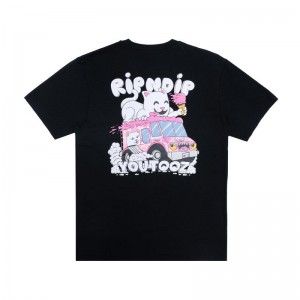 Ripndip Youtooz Crazy Cream Truck Overhemd Zwart | NLJJ2250